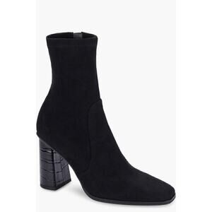 Dolce Vita Women's Petya High Heel Booties Size 9.5 Black Stella Suede
